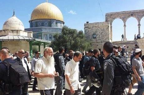 Zionists raid courtyards of al-Aqsa Mosque 