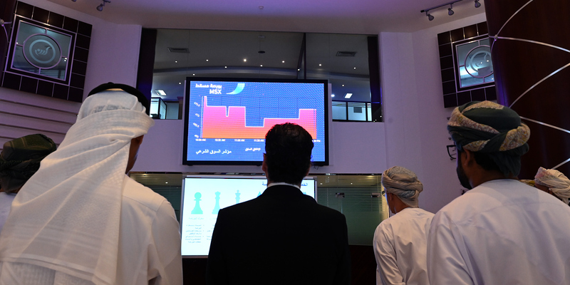 انخفاض مؤشر بورصة مسقط العماني عند الإغلاق 