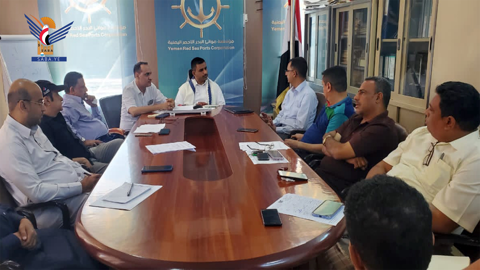 Besprechung der technischen Vorkehrungen für das Single-Window-Projekt im Hafen von Hodeidah  