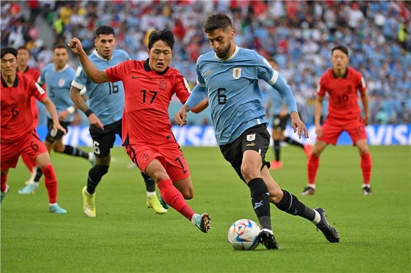 كأس العالم 2022: التعادل السلبي بين أوروجواي وكوريا الجنوبية