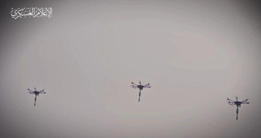 In Video: Al-Qassam Brigades uses drones to target Zionist vehicles during Operation “Al-Aqsa Flood”