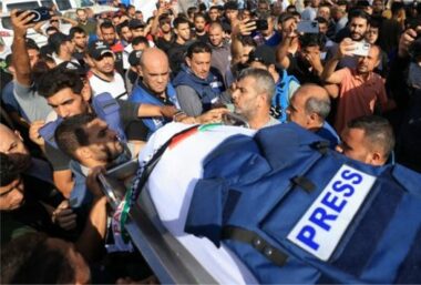 CPJ calls for end to Zionist enemy's targeting of journalists in Gaza