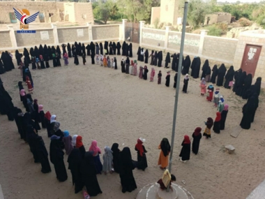 وقفات نسائية في محافظة الجوف بذكرى مجزرة تنومة