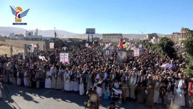 عمران.. حشود جماهيرية غير مسبوقة في 51 ساحة بمسيرات ثابتون مع غزة  