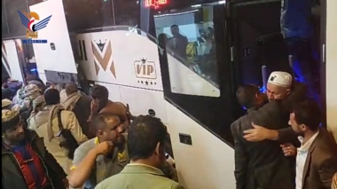 Returning of 1,321 pilgrims from Holy Land by land