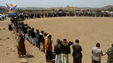 Vigils in Dhamar supporting security achievement & authorization for revolution leader