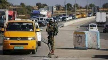  العدو الصهيوني يشدد إجراءاته العسكرية على حاجز تياسير شرق طوباس