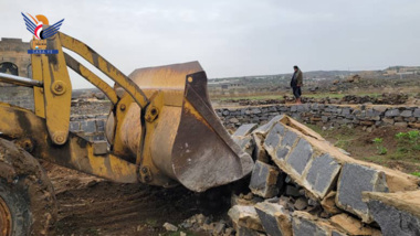 Removal 16 building violations in Ablas area in Hamdan, Sana'a