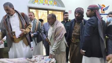 تفقد أحوال الجرحى في مستشفيي ذمار العام والوحدة التعليمي الجامعي