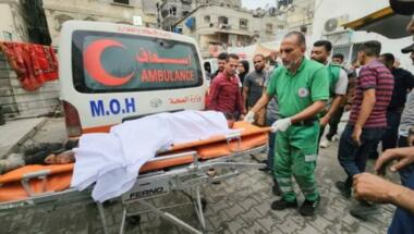 استشهاد ثلاثة فلسطينيين واصابة اخرين بمجزرة للعدو غرب غزة
