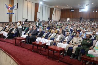 Top Yemeni officials attend 11th social meeting celebrating Prophet's birth anniversary