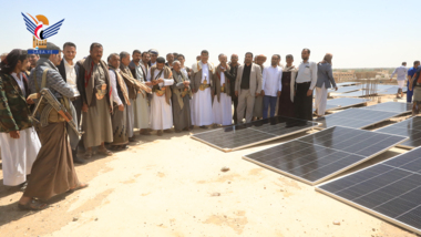 Dr. Abu Lohoum weiht die Installation von Solarenergiesystemen für die Al-Dschouf-Krankenhäuser ein