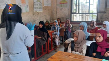 حجة .. برامج توعوية صحية لطلاب الدورات الصيفية