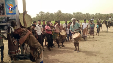 Karneval der Bauern im Diszrikt At-Tuhaita in Hodeidah