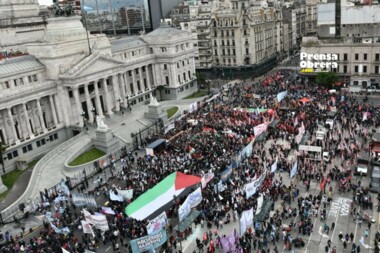 Demonstrations in Argentina and Chile denouncing the bloody aggression against Gaza