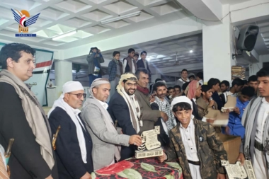 فعالية لمدارس شهيد القرآن في مديرية شعوب بذكرى سنوية الشهيد القائد