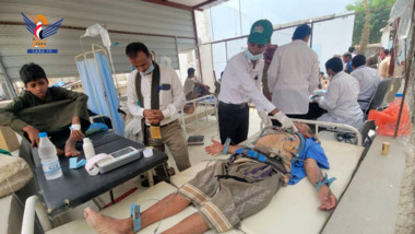 Launching medical camp in Hajjah