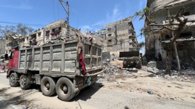 بلدية غزة تؤكد ان العدو الصهيوني يعرقل عمل طواقم البلدية