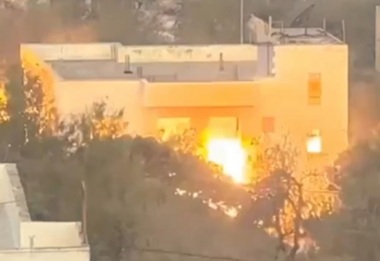 Zionist enemy detonates Hamas leader's house in Ramallah
