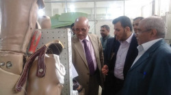 عضو السياسي الأعلى النعيمي يتفقد سير العمل بمركز الأطراف