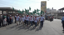 مهرجان كرنفالي بالحديدة احتفاء بذكرى المولد النبوي