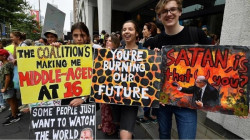 متظاهرون في مدينة سيدني الاسترالية يطلقون احتجاجات ضد الاحتباس الحراري