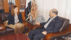 وزير النقل يلتقي مسئولة الشؤون السياسية لبعثة الأمم المتحدة