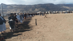 وقفة حاشدة بكوكبان المحويت لتجديد الصمود ورفد الجبهات