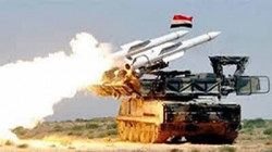 الجيش السوري يتصدى لصواريخ معادية قادمة من  الجولان  المحتل