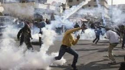  اصابة عدة فلسطينيين خلال مواجهات مع الاحتلال جنوب نابلس