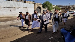 أمين عام مجلس الشؤون الإنسانية يتفقد أضرار السيول بمديرية سنحان