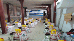 مؤسسة السجين توزع 150 سلة غذائية على أسر السجناء بأمانة العاصمة