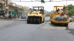 محافظ تعز يتفقد سير تنفيذ إعادة تأهيل وصيانة شوارع الحوبان