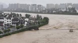 الصين: فيضانات تدمر جسرا يرجع تاريخه لأكثر من 480 عاما