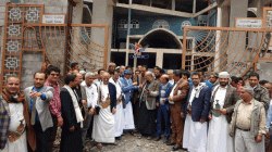 النعيمي والجنيد وصلاح يطلعون على مشروع مبنى كلية الطب بجامعة إب