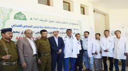 تدشين مخيم طبي بالإصلاحية المركزية بحجة