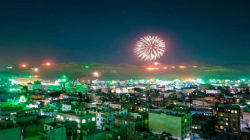 الألعاب النارية تضيء سماء العاصمة صنعاء احتفاء بالمولد النبوي