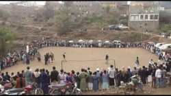 وقفة بعزلة مديخه بالشاهل تنديدا باستمرار العدوان