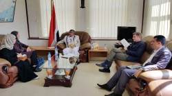 طاووس يلتقي رئيسة بعثة لجنة الصليب الأحمر في اليمن