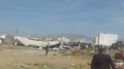 إزالة المخالفات في سوق الهندوانة بمحافظة صنعاء