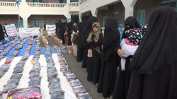 الهيئة النسائية بإب تقدم قافلة شتوية للمرابطين في الجبهات