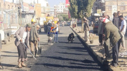 تفقد سير العمل بمشروع ترميم الشوارع بمديرية شعوب