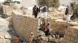 تفقد مشروع تأهيل قناة تصريف السيول في آل عقاب بصعدة
