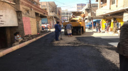 تنفيذ أعمال ترميم شوارع حي النور في الصافية بأمانة العاصمة