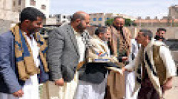 استقبال الأسير عبده المقدم بصنعاء
