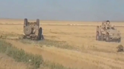 الاحتلال الأمريكي بسوريا يخرج 42 شاحنة محملة بالقمح المسروق إلى العراق