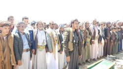 تشييع جثمان الشهيد العميد مصلح شميله في ساقين بصعدة