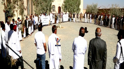 القطاع الصحي بمديرية سحار بصعدة ينظم وقفة احتجاجية