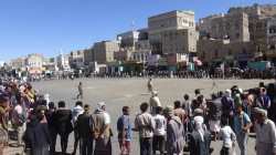 وقفة بمدينة البيضاء للتنديد بجرائم العدوان والحصار الأمريكي