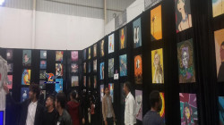افتتاح معرض الفن التشكيلي والتصميم بجامعة العلوم بصنعاء